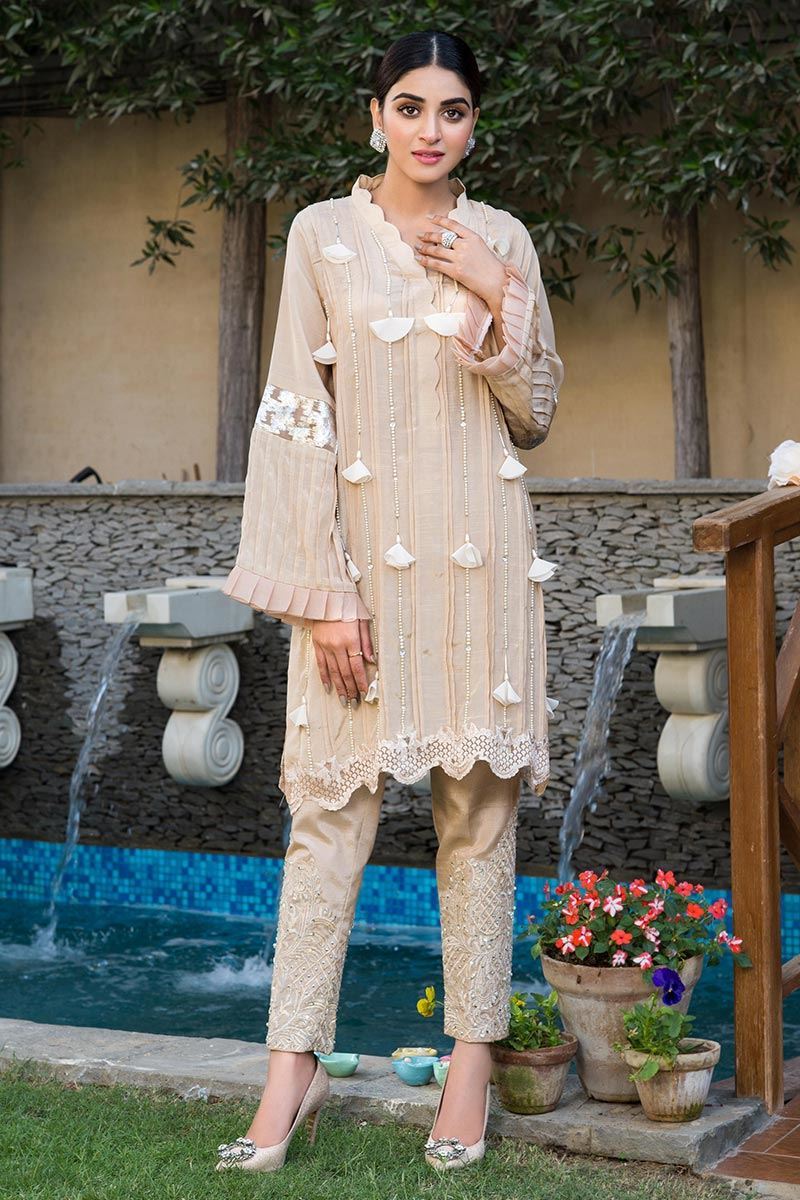 BEIGE TASSLES