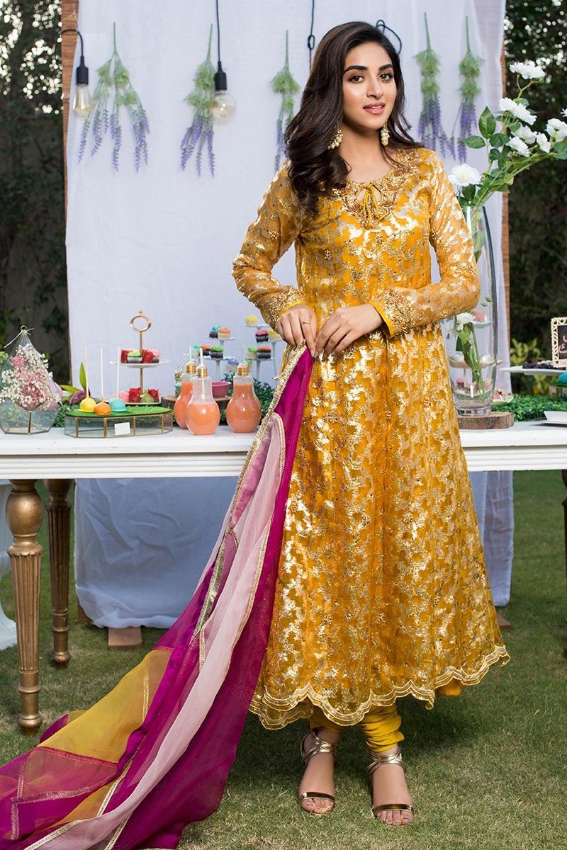 MUSTARD ANARKALI
