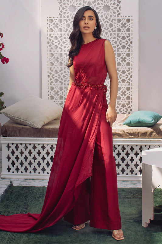 Ox-Blood Drape