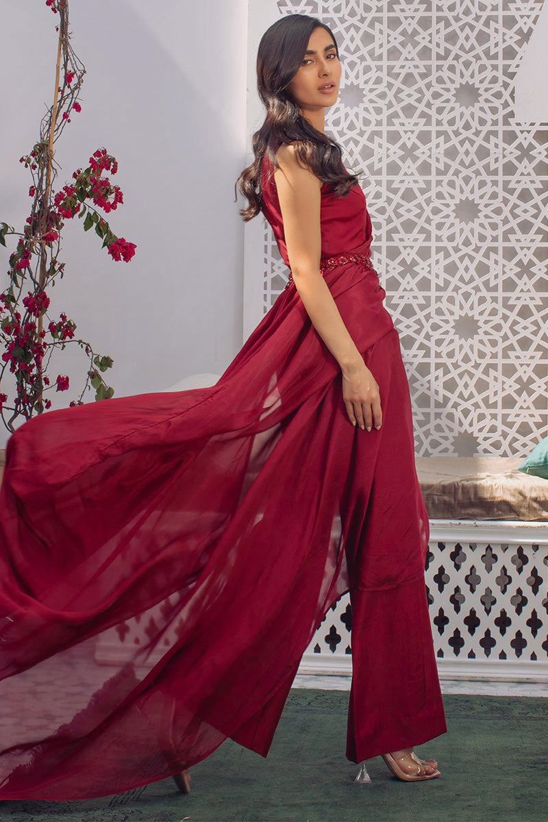 Ox-Blood Drape